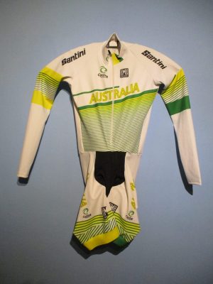 AUSTRALIE (d) MAILLOT DE CYCLISME DE L'ÉQUIPE NATIONALE MASTERS 30+ 2018