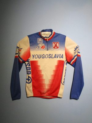 VESTE DE CYCLISME DE L'ÉQUIPE NATIONALE DE YOUGOSLAVIE